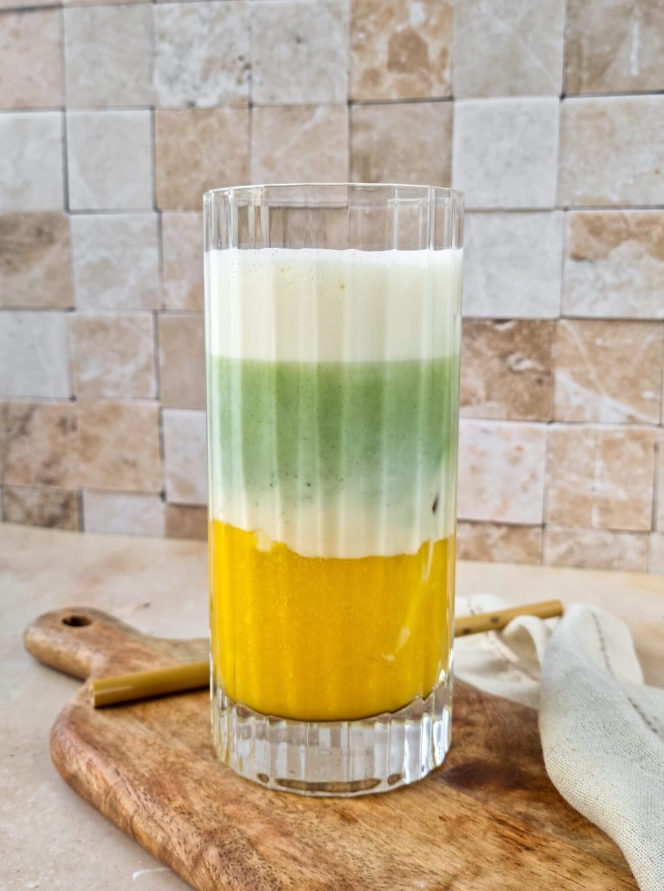 ICED MANGO MATCHA LATTE